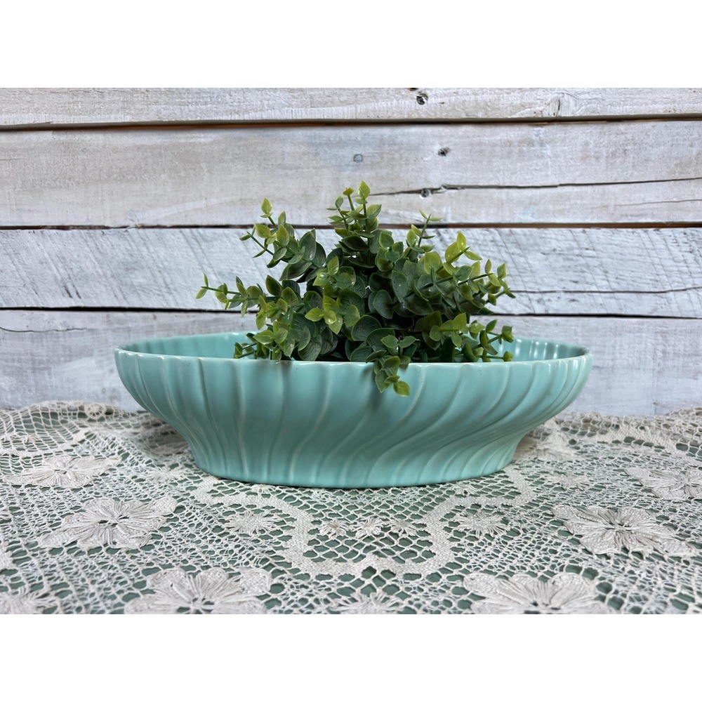 Franciscan HTF Oblong Fruit Bowl * Franciscan Ware Coronado Aqua Turquoise  MCM